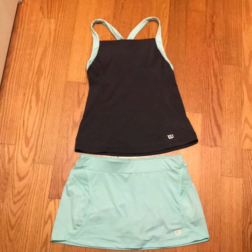 Wilson Tennis Skirt/Top Set, Size Medium